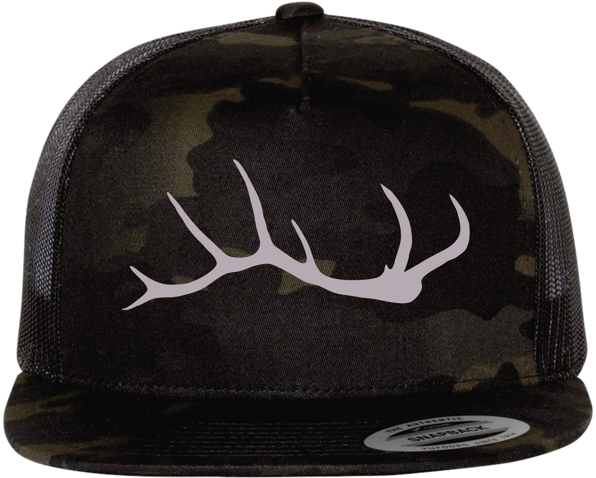 Elk Camp Mesh Snapback gray-gold-black