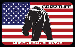 American Flag Grizzly